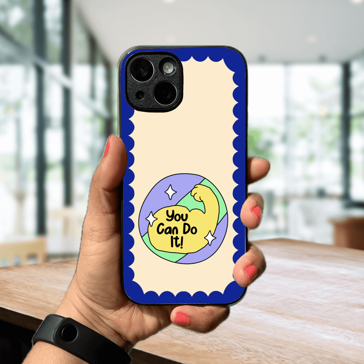 Self Care Glass Phone Case- You can Do It