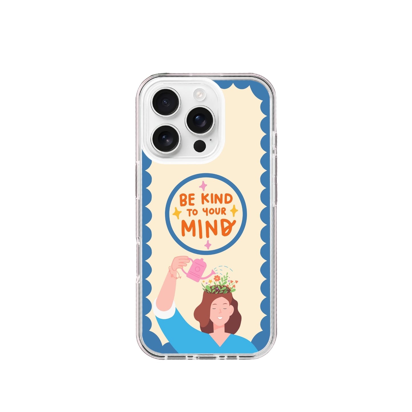 Self Care Silicone Phone Case- Be kind to your Mind
