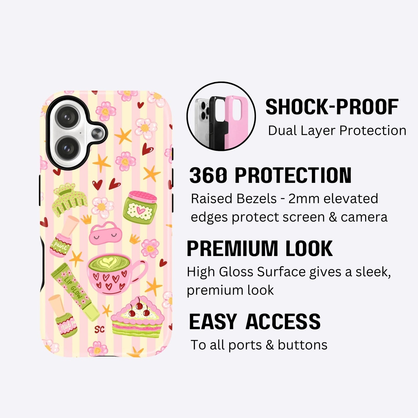 Matcha Princess Armour Case