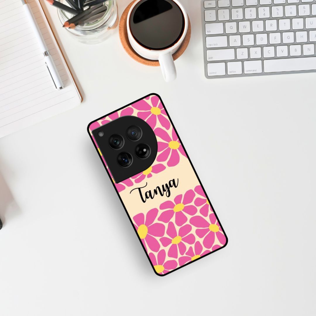 Custom Name Case: Modern Flowers
