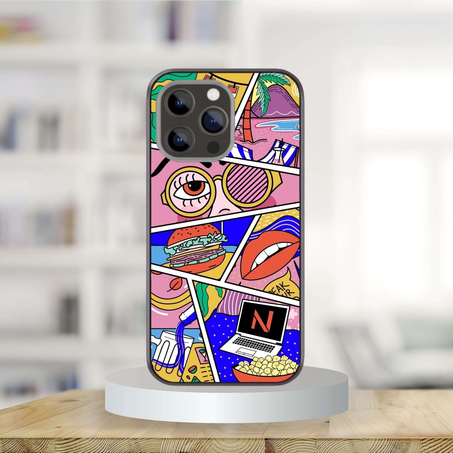 Pop Life Glass Phone Case