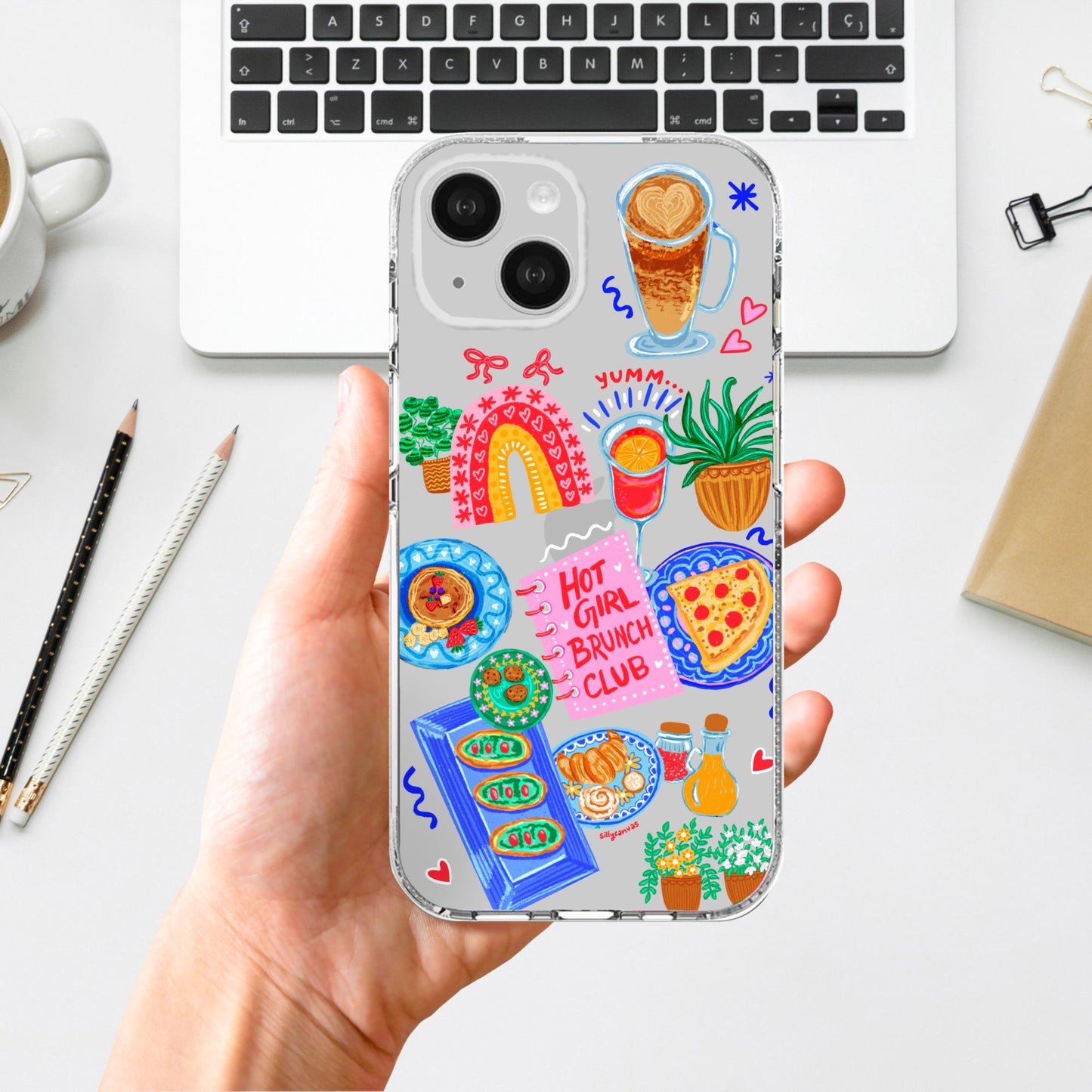 Clear Silicone Case Brunch Club