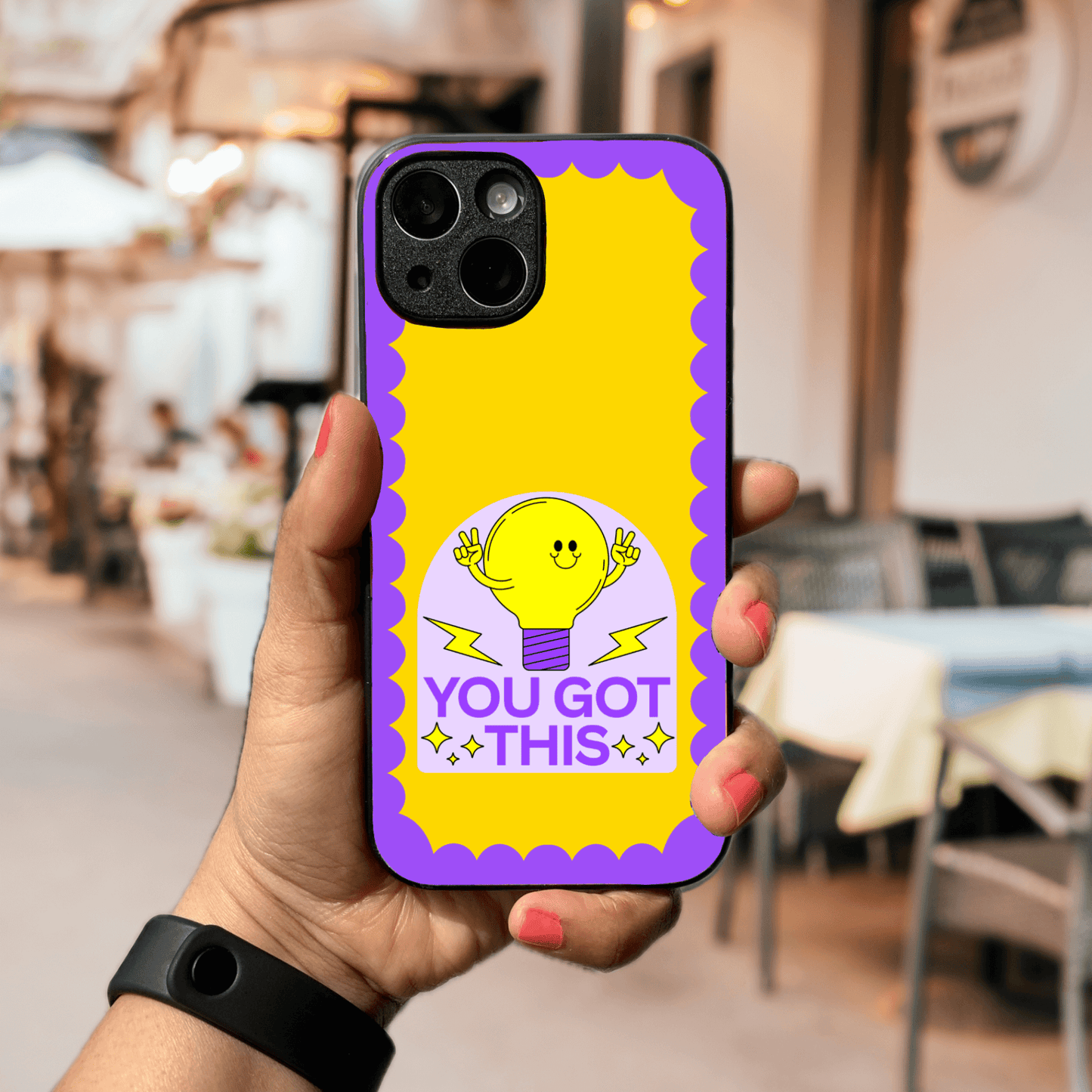 Self Care Glass Phone Case - You got this