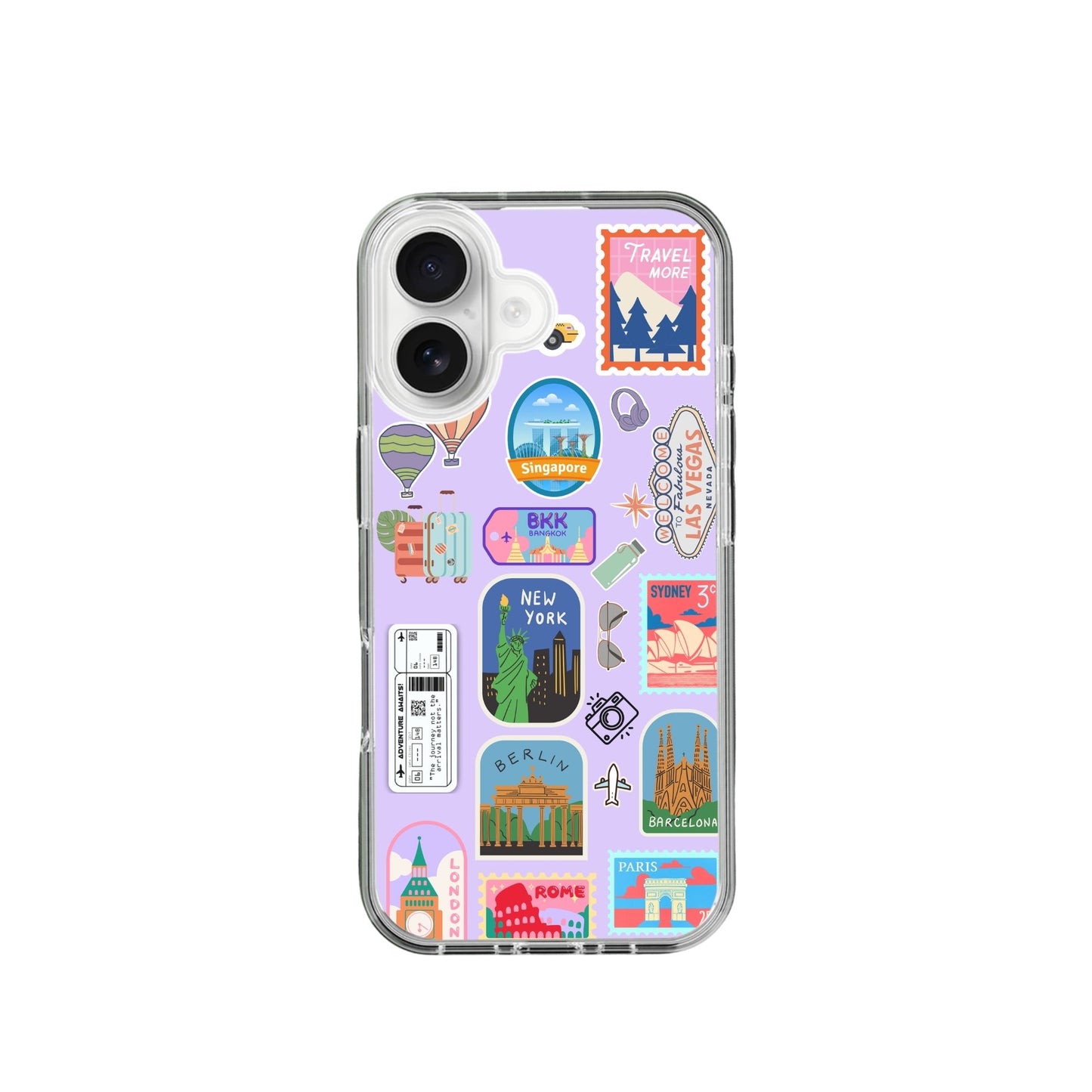 World Traveller Silicone Phone Case