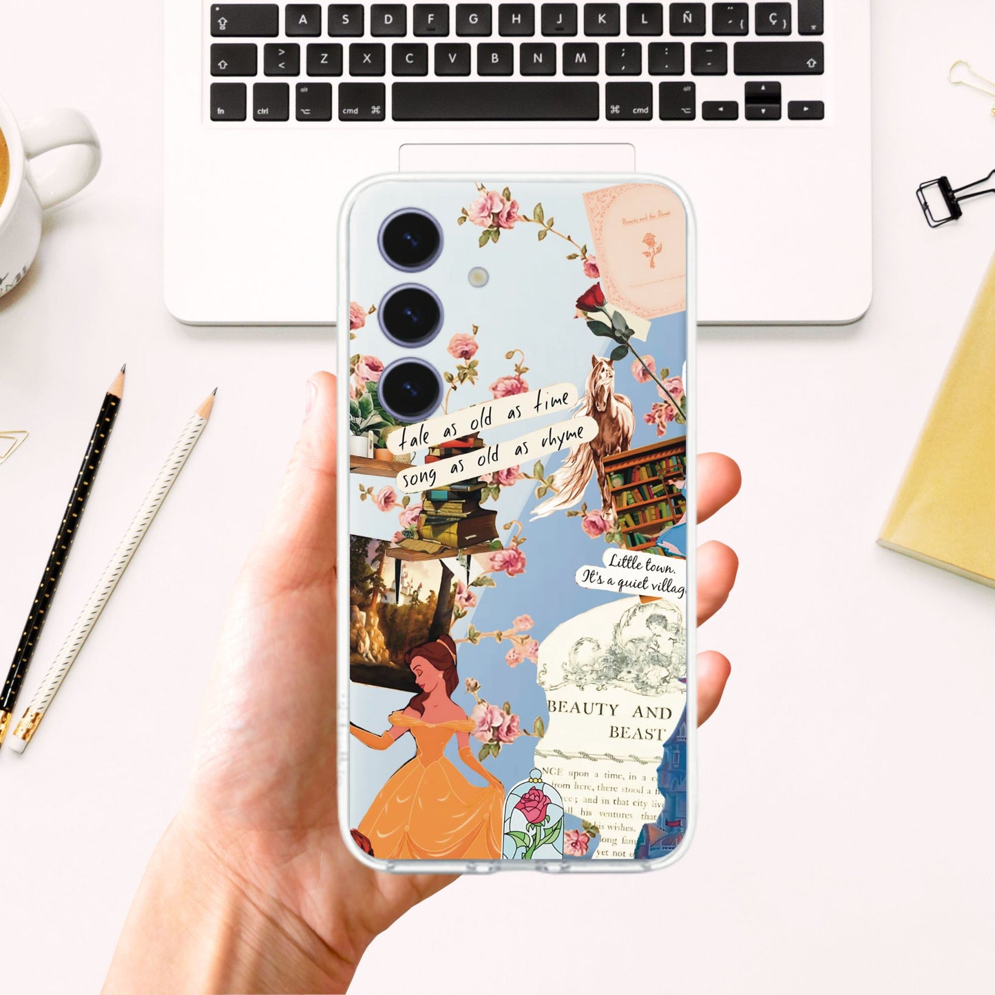 Clear Silicone Case - Beauty and the Beast