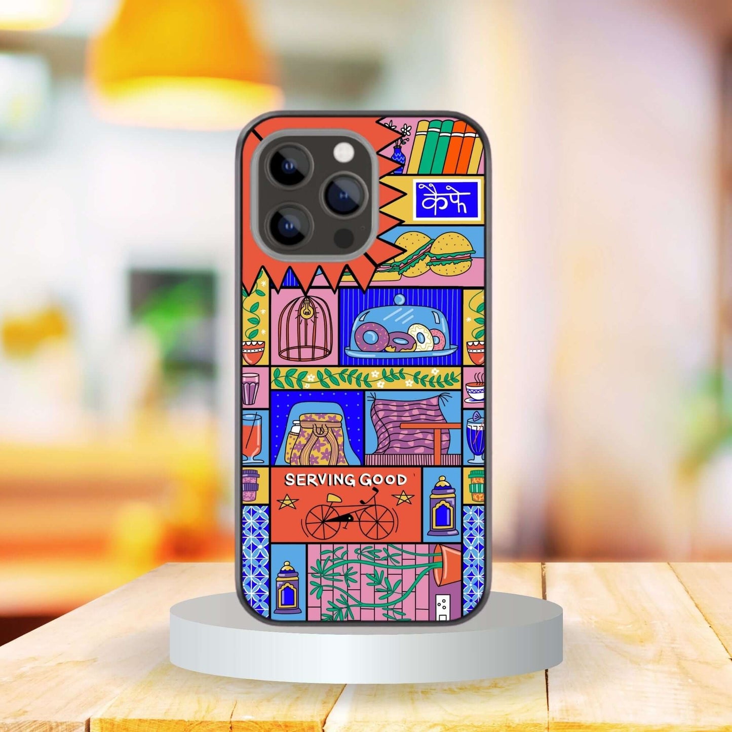 Tales from a Cafe Glass & Hybrid Matte Phone Case