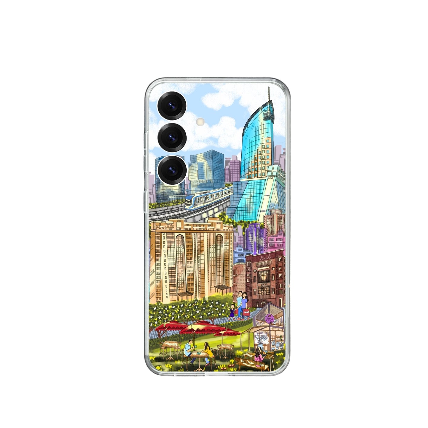 Silicone Phone Case - A Day in Gurgaon