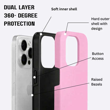 Pink Beach Pattern Armour Case