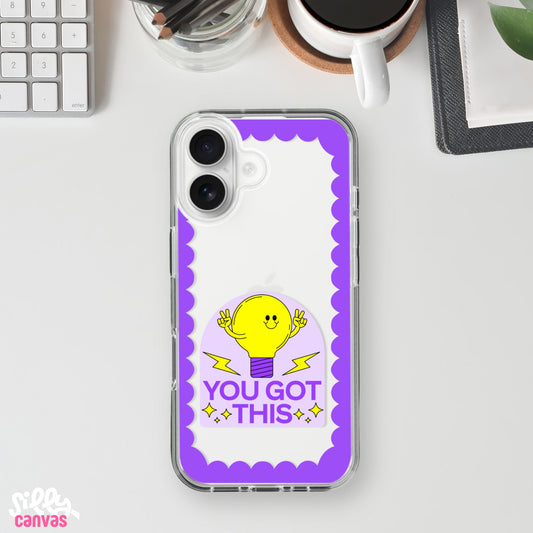 Clear Silicone Case You Got This