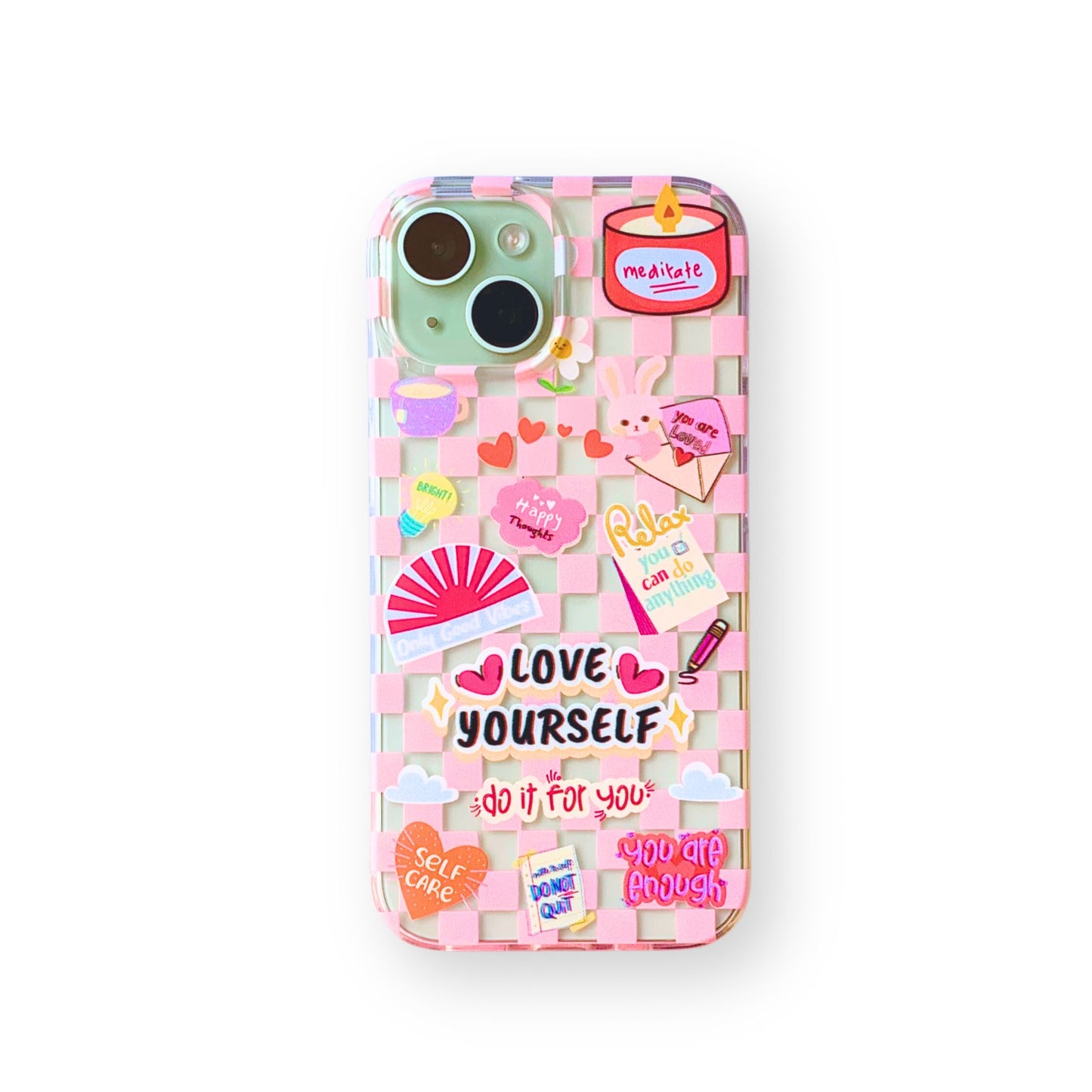 Clear Silicone Case Love Yourself
