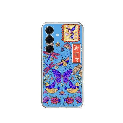 Nature in Red Silicone Phone case