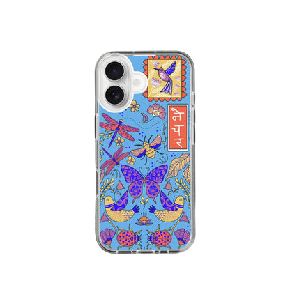 Nature in Red Silicone Phone case