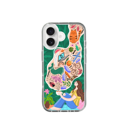 Silicone Phone Case - Morning chai doodle