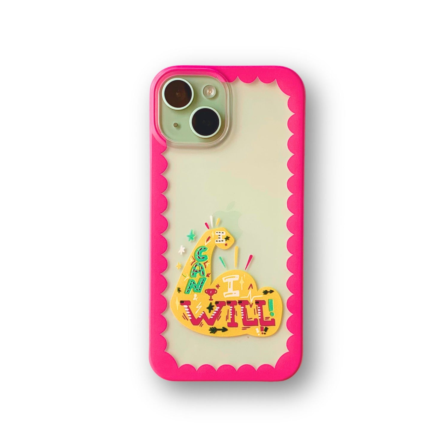 Clear Silicone Case I can I will