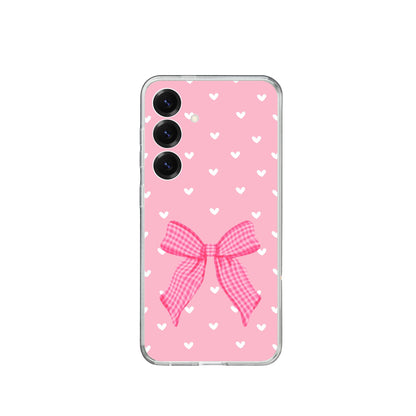 Pink Bow Silicone Phone Case