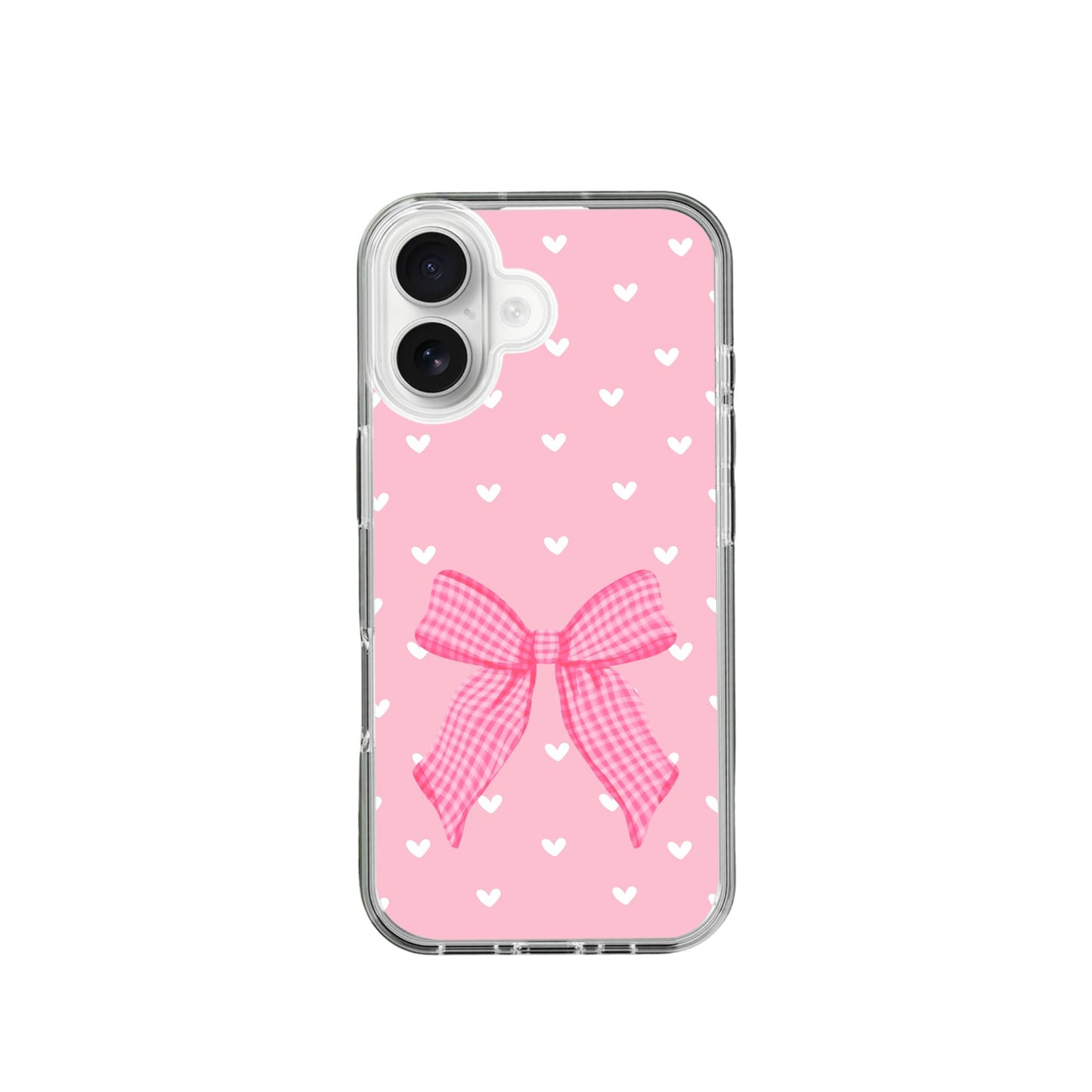 Pink Bow Silicone Phone Case