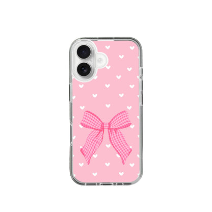Pink Bow Silicone Phone Case