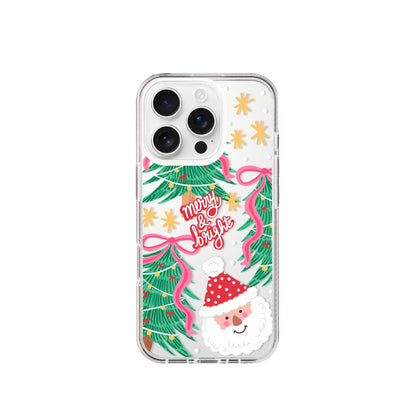 Clear Silicone Case Christmas Santa Claus