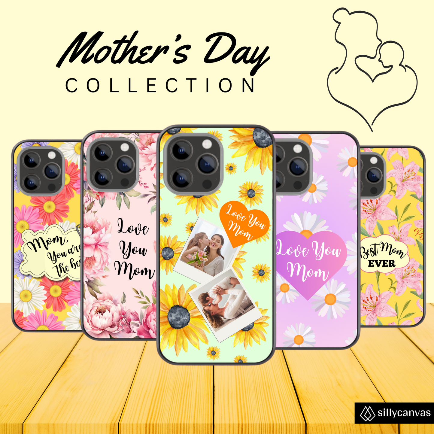 Custom Message for Mom- Florals
