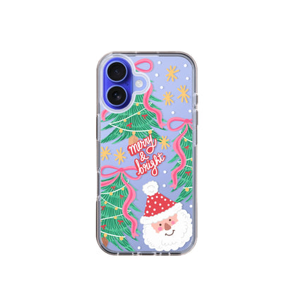 Clear Silicone Case Christmas Santa Claus