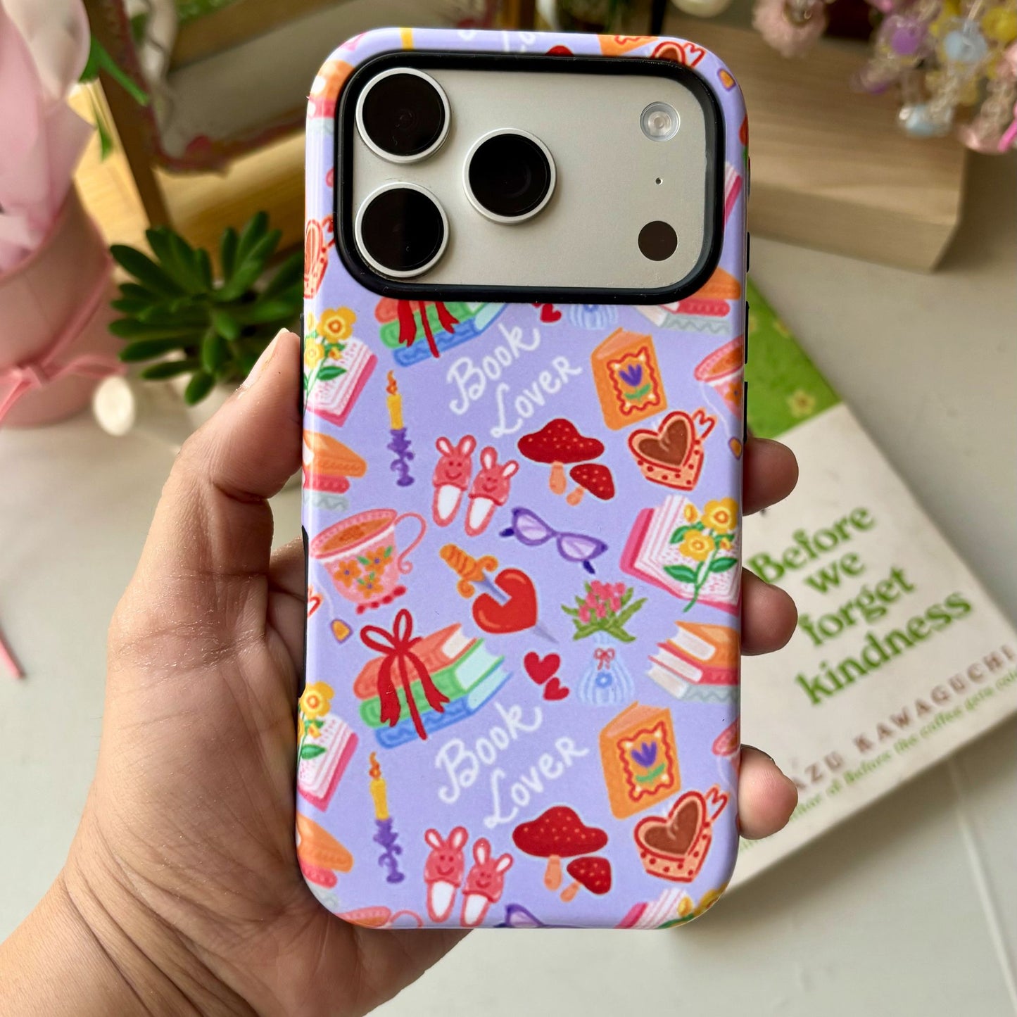 Book Lover Pattern Armour Case