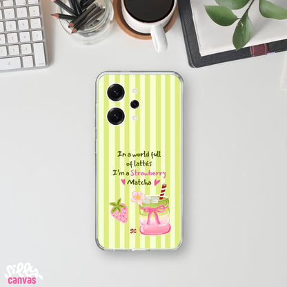 Im a Strawberry Matcha Silicone Case