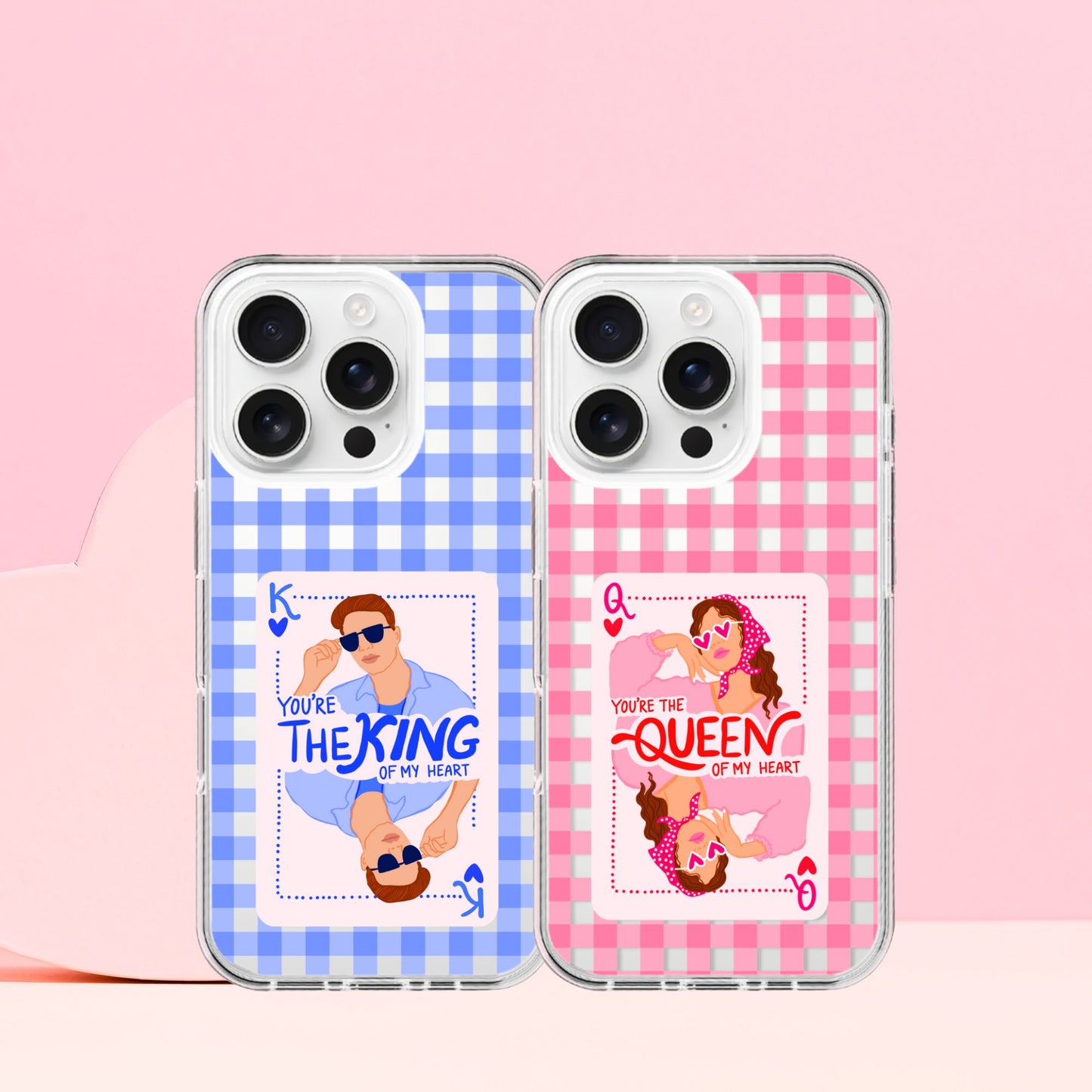 King & Queen Valentine's Day Silicone Cases