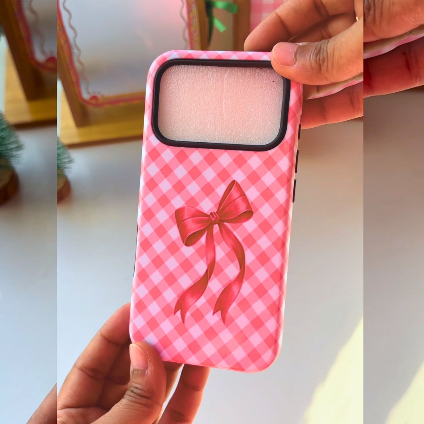 Pink Bow Armour Case