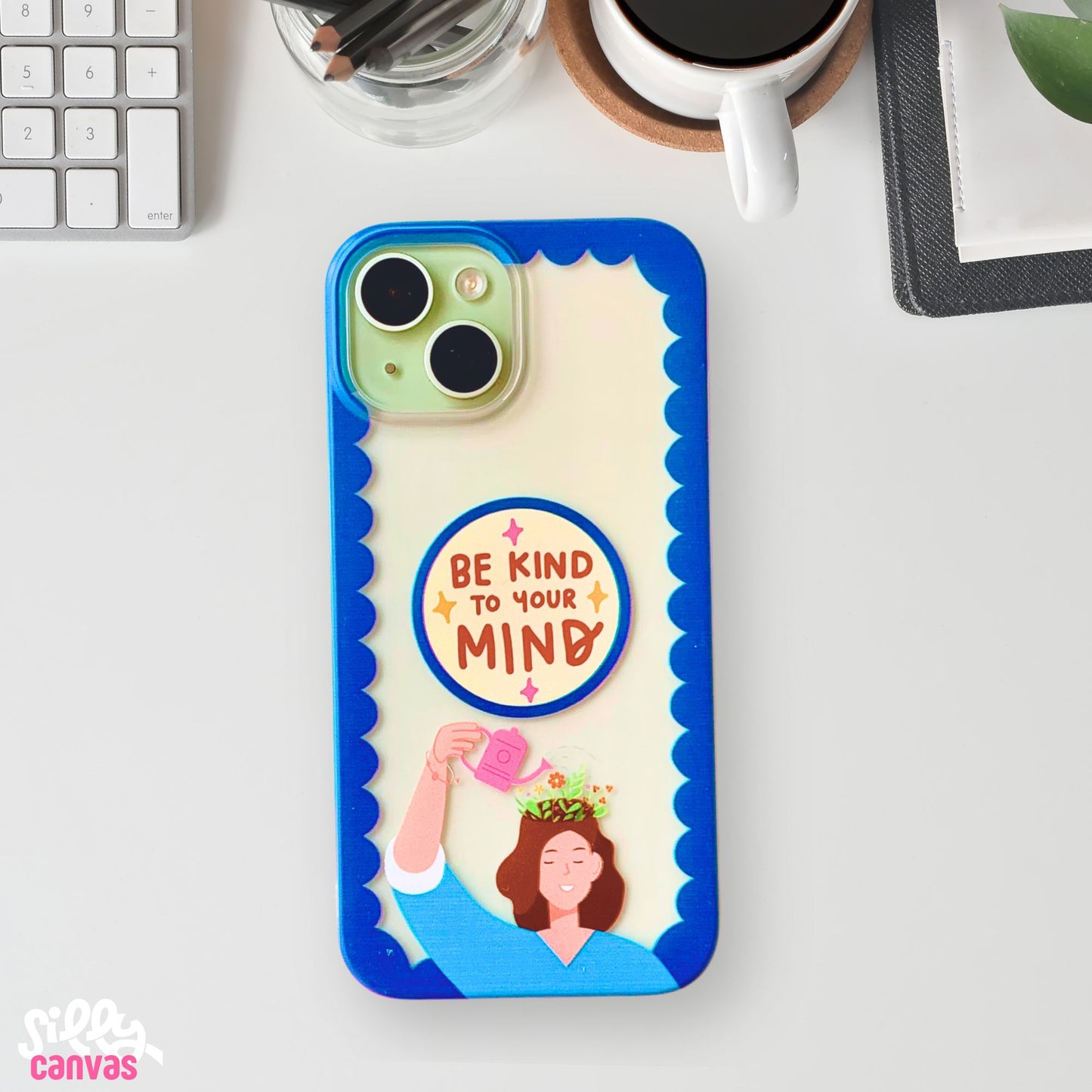 Clear Silicone Case Be Kind to your Mind