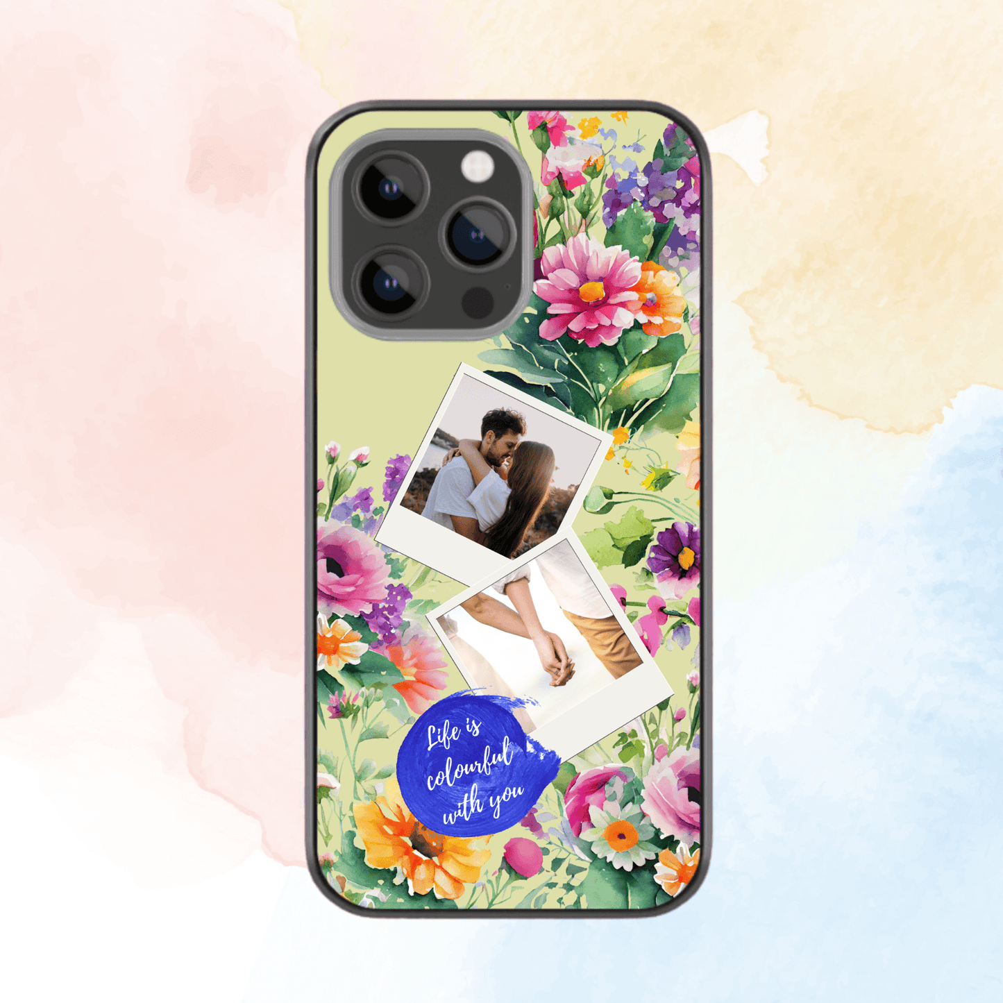 Custom Polaroid Case: Life is colourful with you