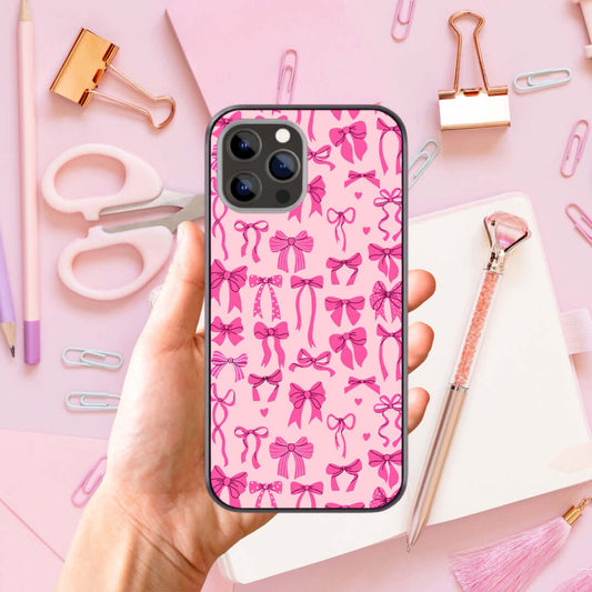Bows and Bling Pink Phone Case