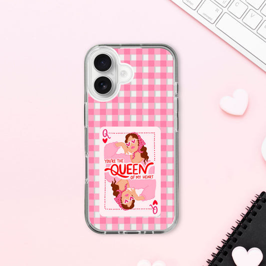 Queen of Hearts Valentine's Day Silicone Case
