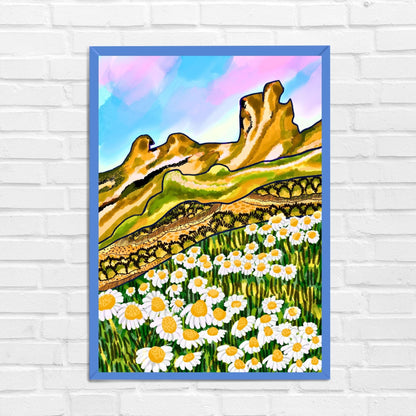 Field of Daisies Travel Wall Art