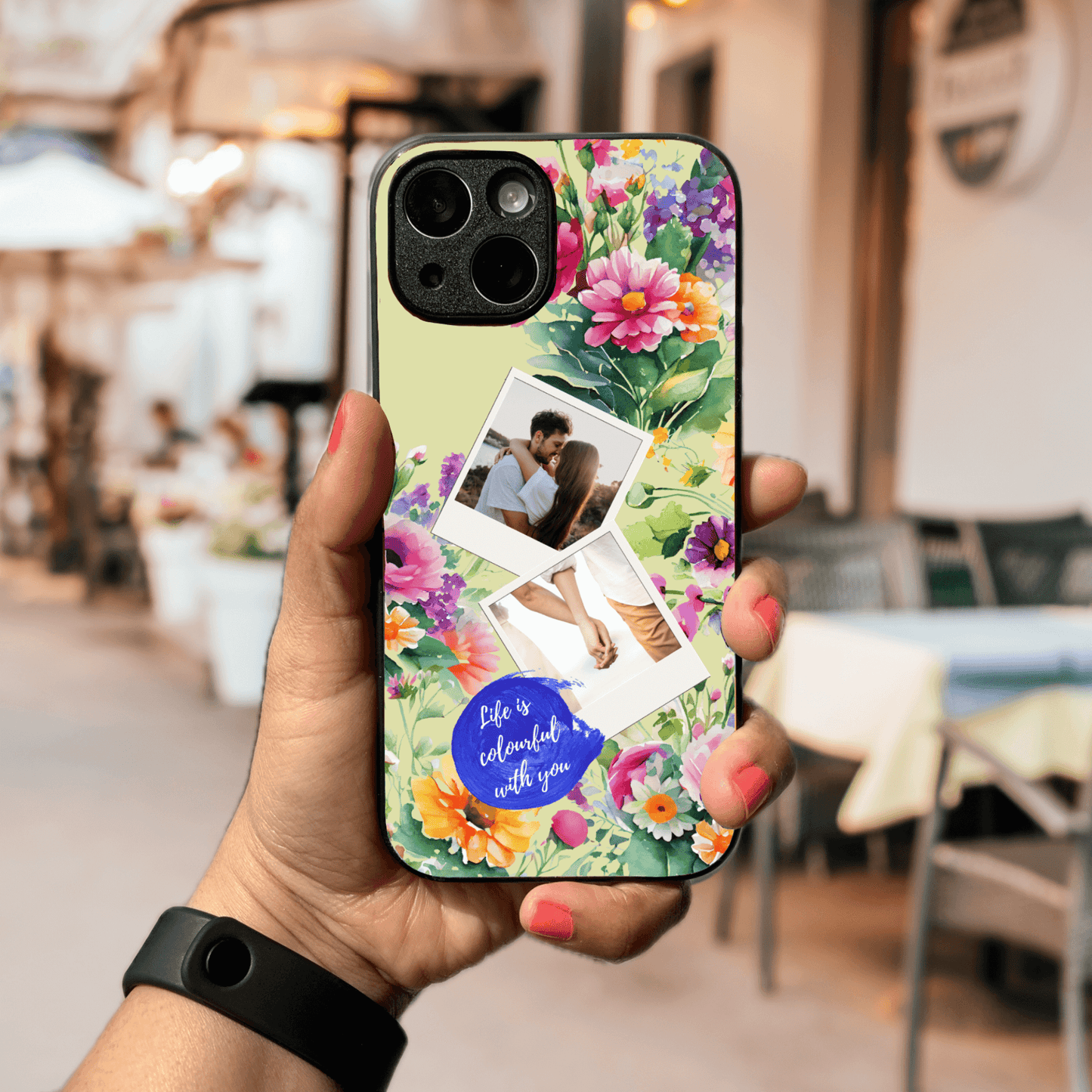 Custom Polaroid Case: Life is colourful with you