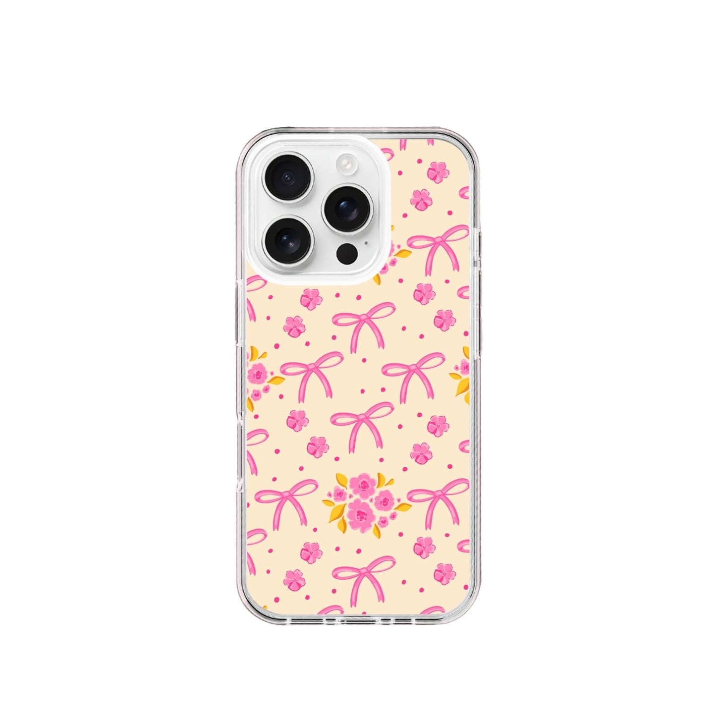 Soft Floral Pattern Silicone Case