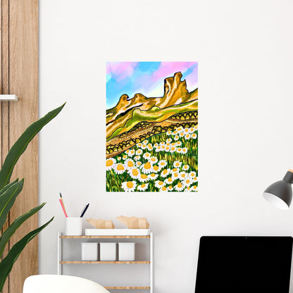 Field of Daisies Travel Wall Art