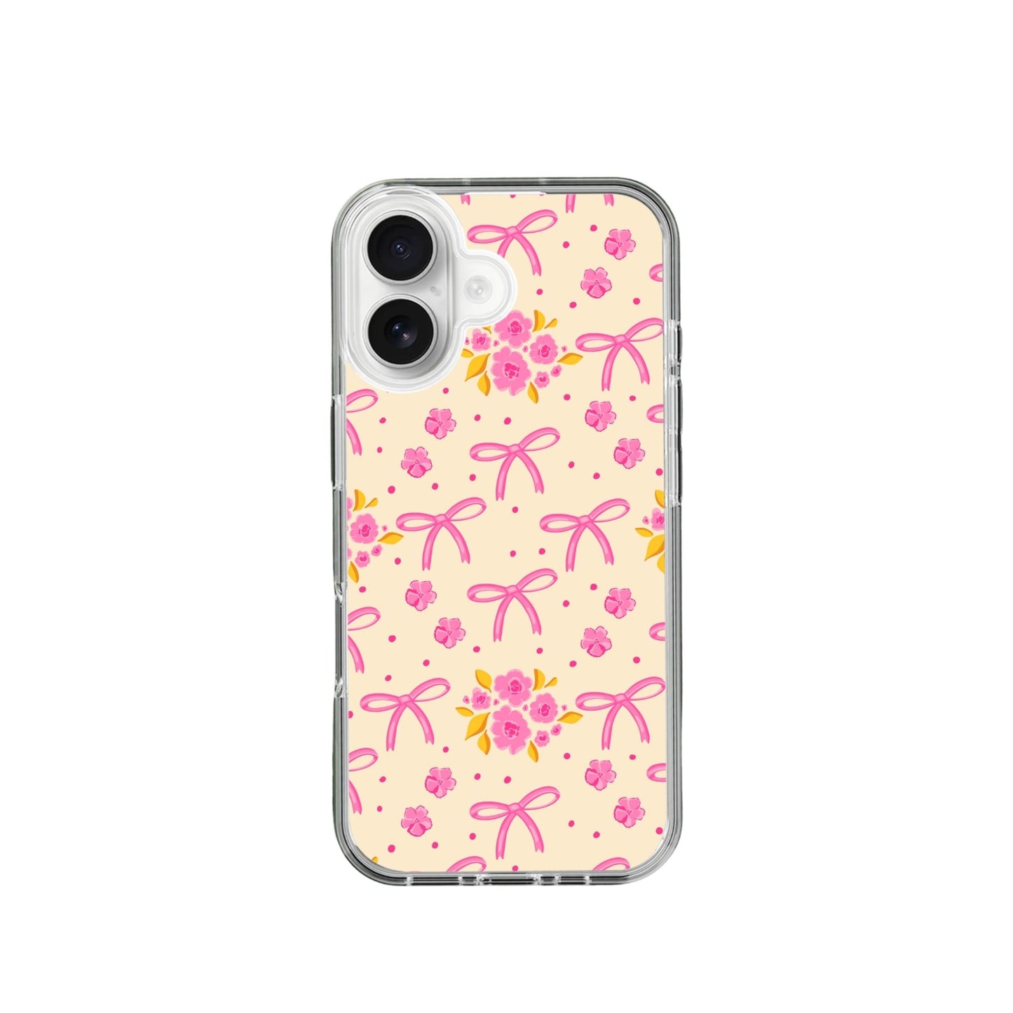 Soft Floral Pattern Silicone Case