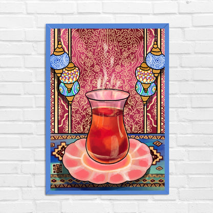 Cozy Tea Cup Travel Wall Art