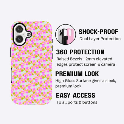 Spring Floral Pattern Armour Case