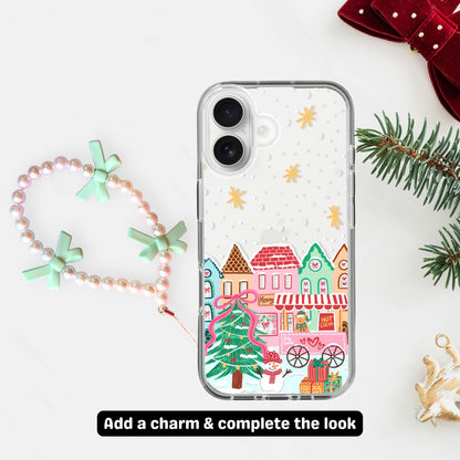 Clear Silicone Case Christmas Village