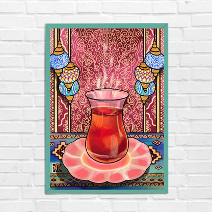 Cozy Tea Cup Travel Wall Art