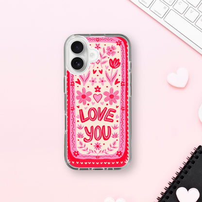 Love You Valentine's Day Silicone Case