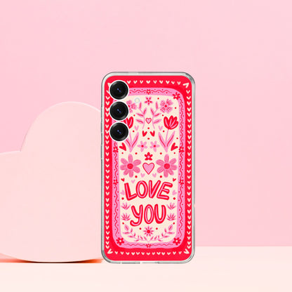 Love You Valentine's Day Silicone Case
