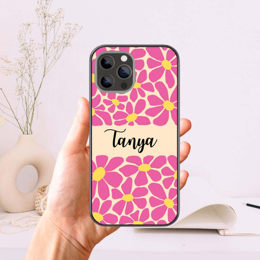 Custom Name Case: Modern Flowers