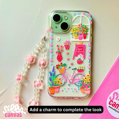 Clear Silicone Case Flower Market