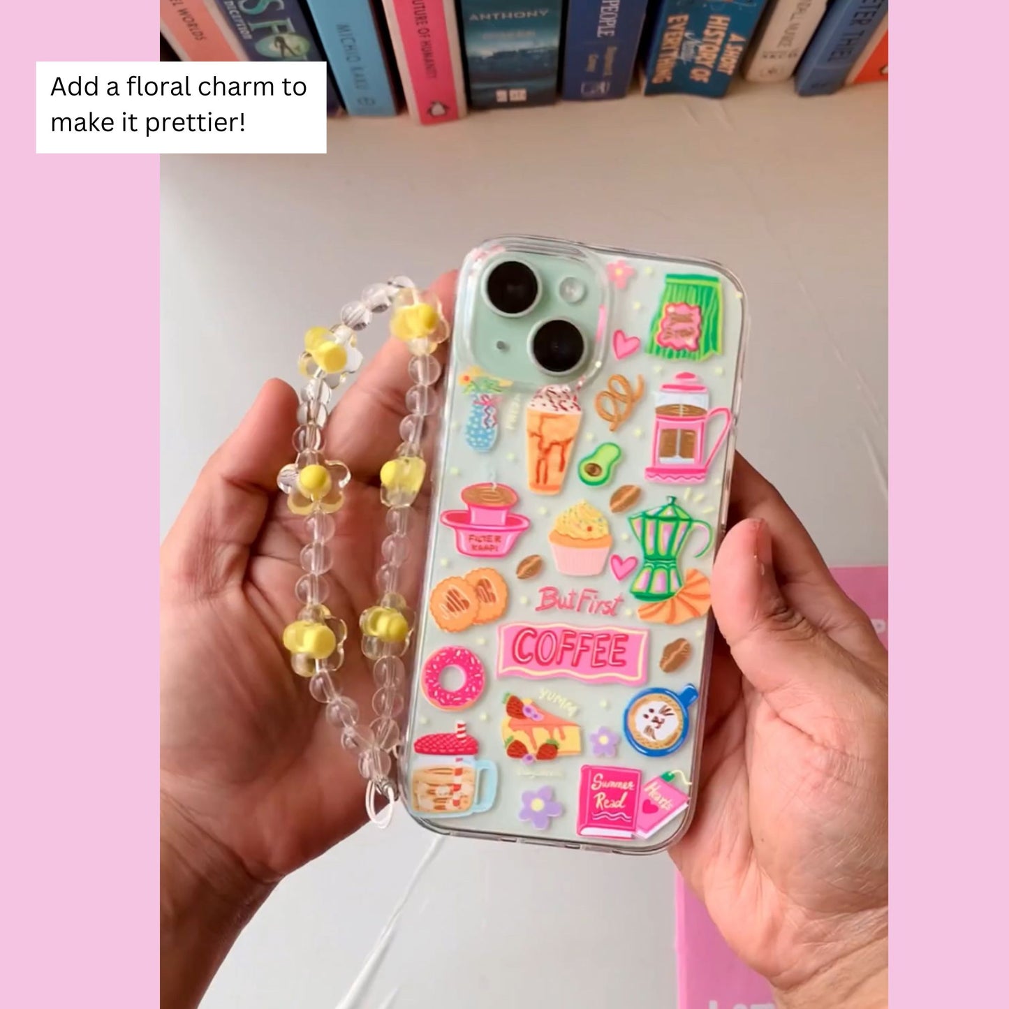 Coffee Lover Clear Silicone Phone Case - Soft TPU Cover