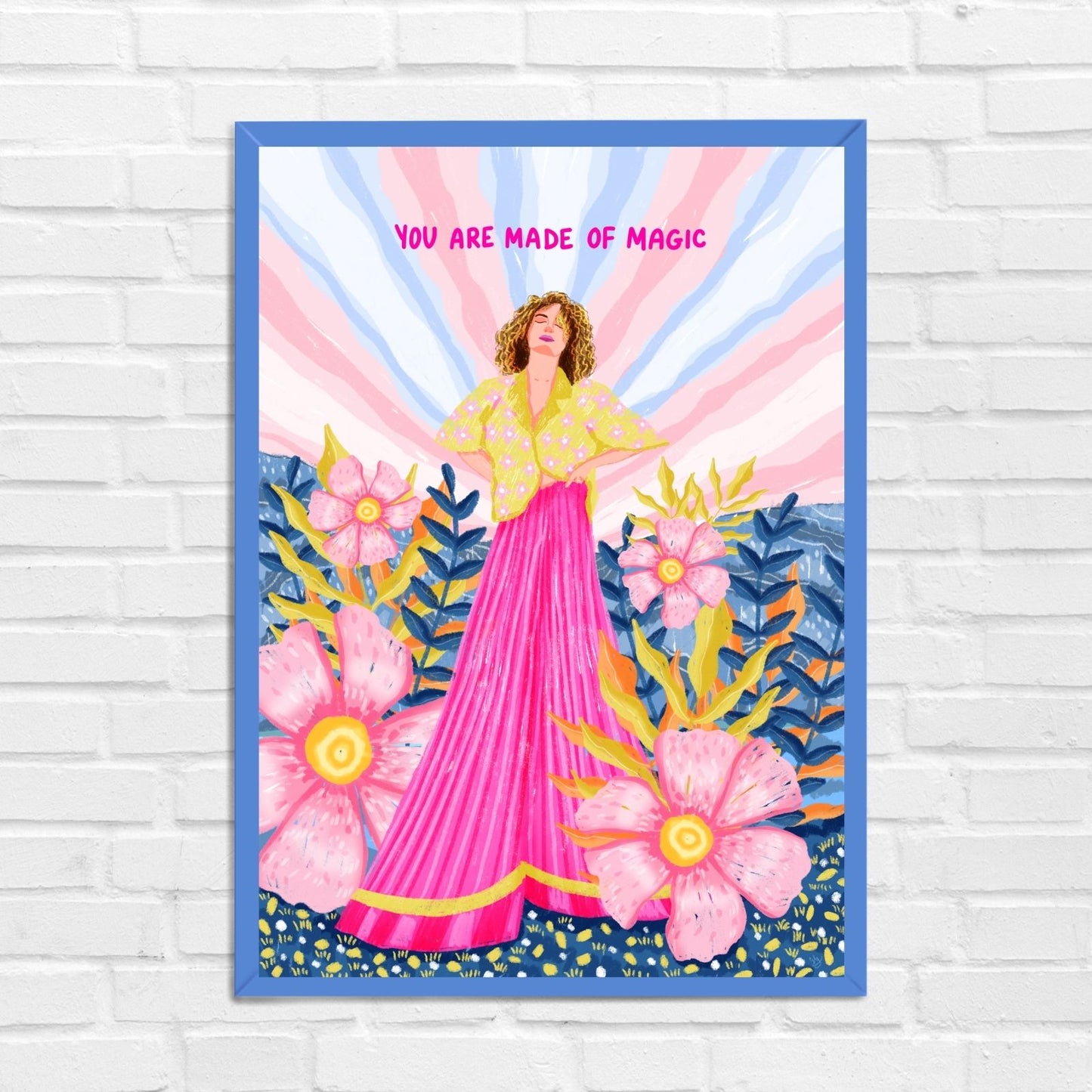 We are made of magic wall art