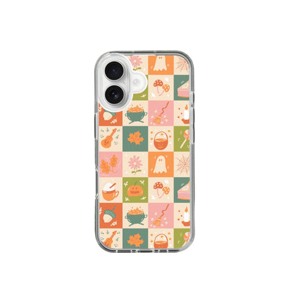 Autumn Checkers Silicone Phone Case