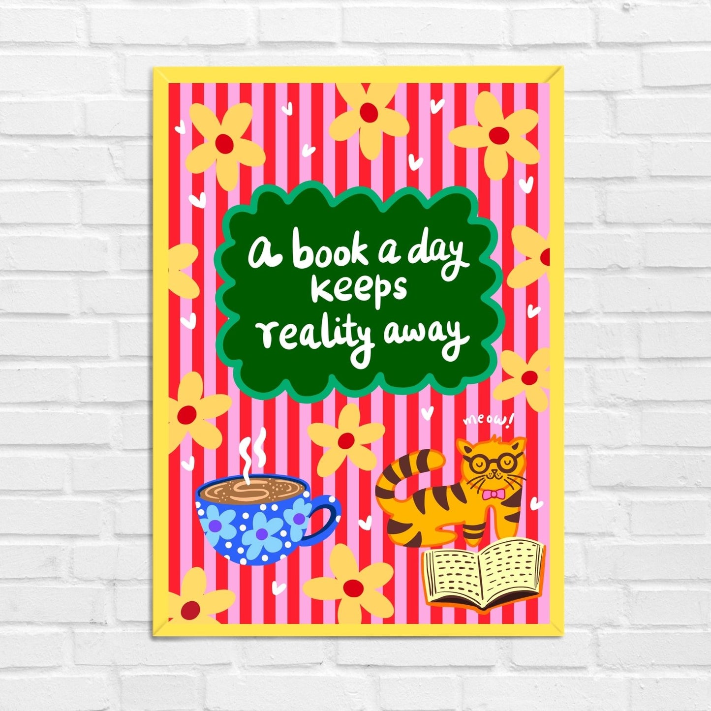 A Book A Day Wall Art