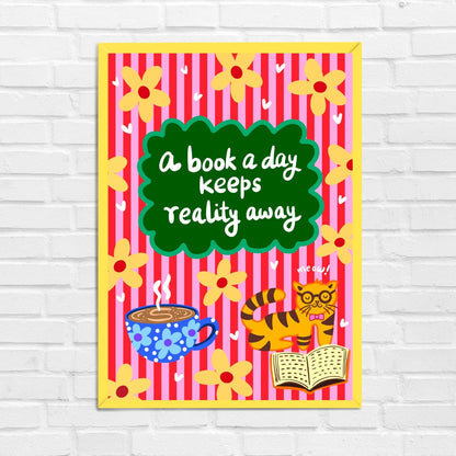 A Book A Day Wall Art